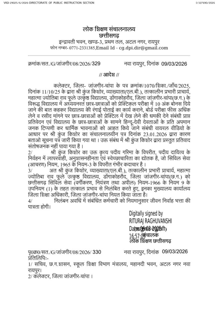 निलंबन आदेश (श्री कुंज किशोर)_1